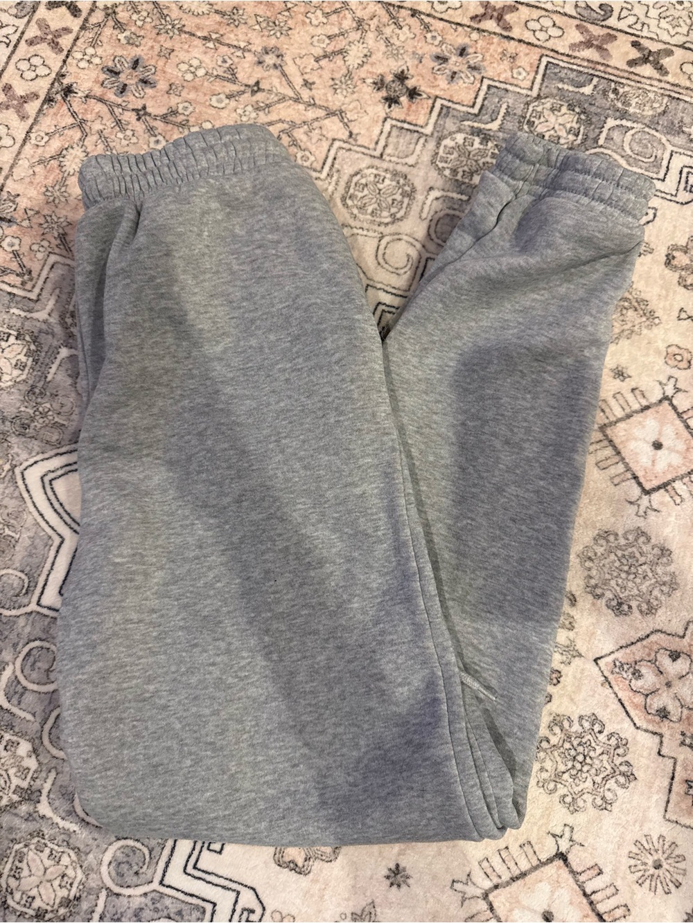 Gray Fleece Jogger Sweatpants - Unbranded